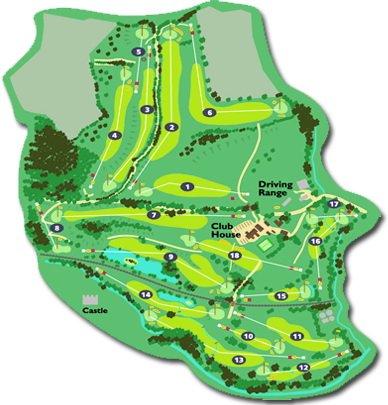 Lostwithiel Golf Course Layout
